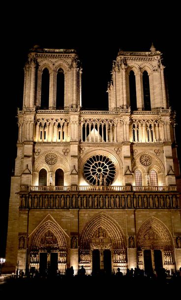 Katedral Notre Dame de Paris yangın önce - Fotoğraf, Görsel