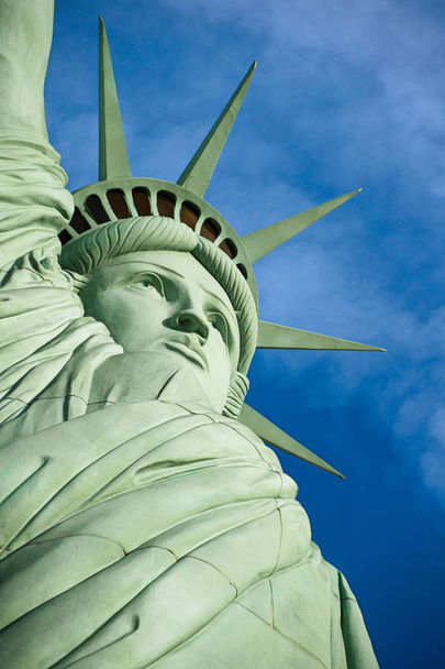 Het Vrijheidsbeeld. Een van de beroemdste iconen van 4 juli Usa. - Foto, afbeelding