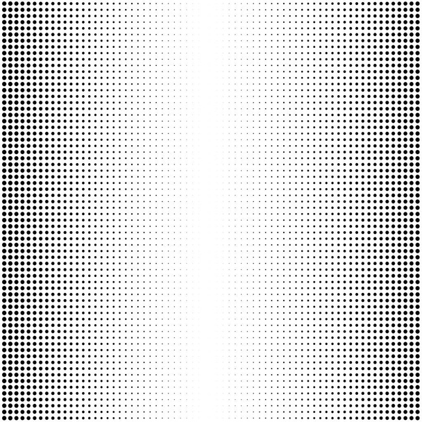 Background of black dots on white - Vector, Image