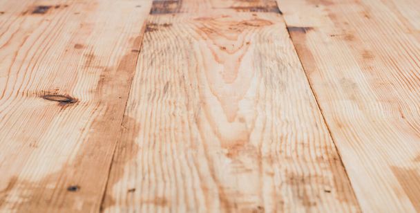 Wooden pine background, old advertising table, - Photo, Image