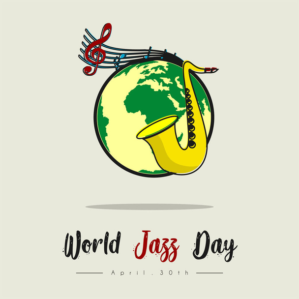 Всесвітній день джазу
 - Вектор, зображення
