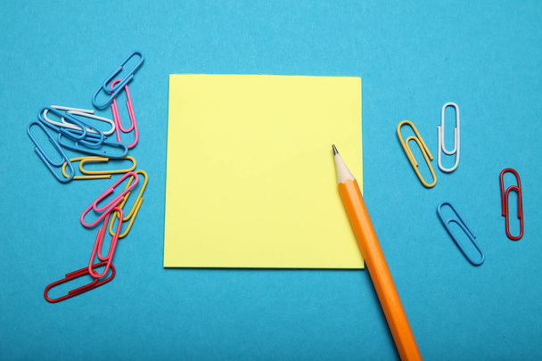 Color sticky note, post list. Memo, idea clipping. - Фото, зображення