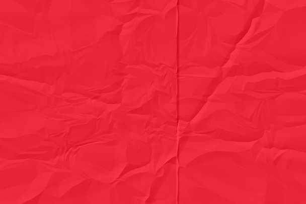 скомканный красный бумажный фон - Фото, изображение