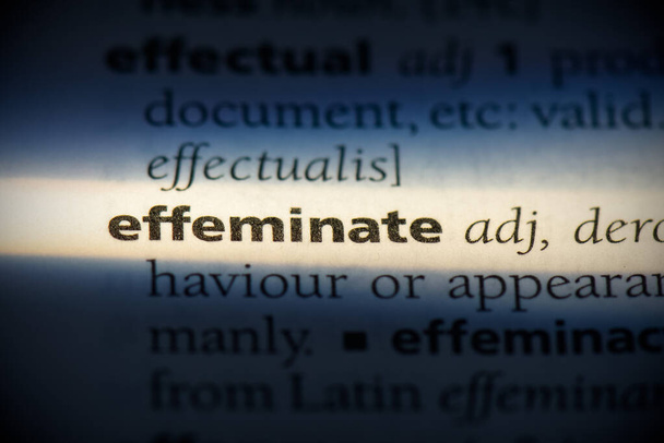 effeminate - Foto, afbeelding