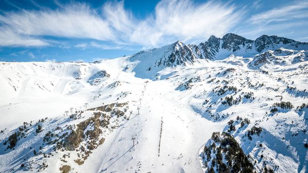 andorra grandvalira ski. Pyrenäen - Foto, Bild
