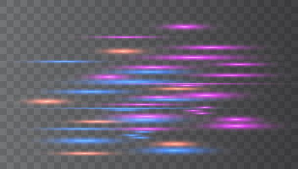 Light and stripes moving - Vector, Image