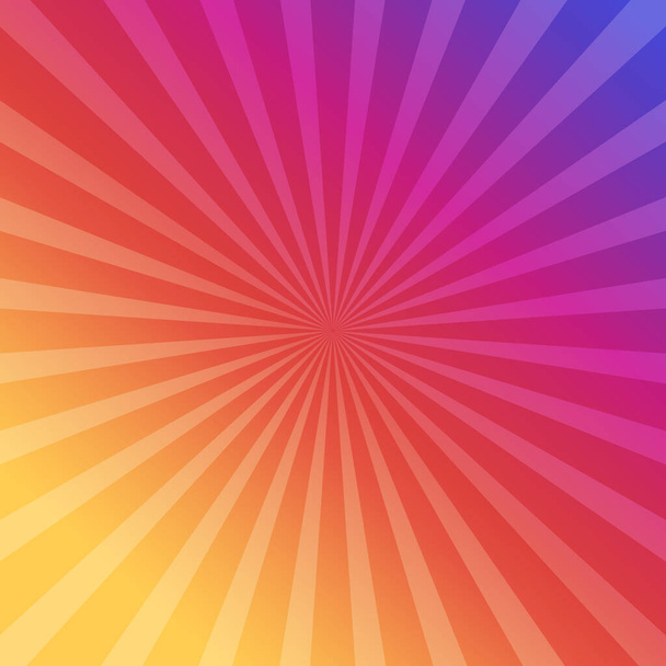 Sun or summer sunburst. Gradient shiny Ray Beam background. Stock vector illustration - Vector, Image