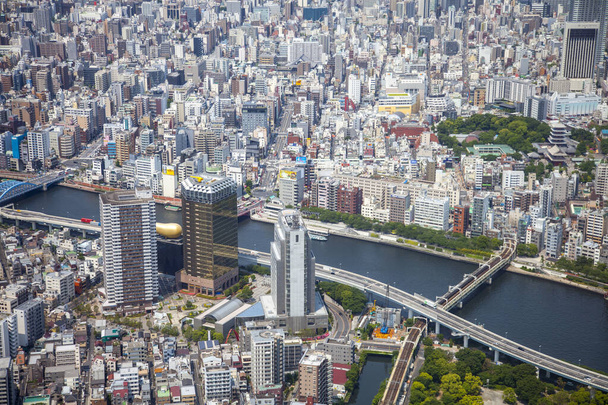 Tokio vista dalla torre Tokio Sky Tree
  - Valokuva, kuva