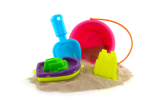 Toys at the beach - Фото, зображення