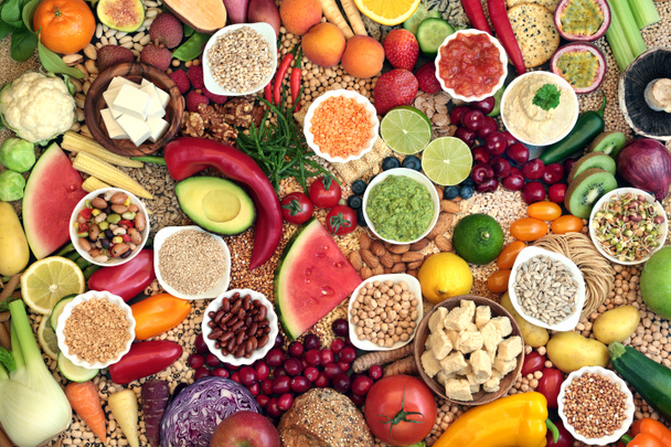 Velká Veganská sbírka potravin pro zdraví - Fotografie, Obrázek