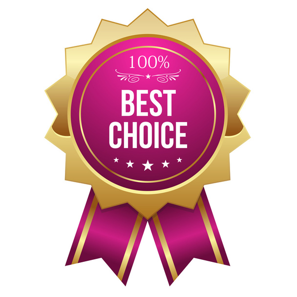 Best choice button - Vector, Image