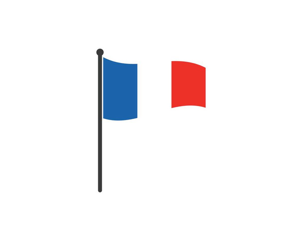 векторная иллюстрация флага Франции
 - Вектор,изображение