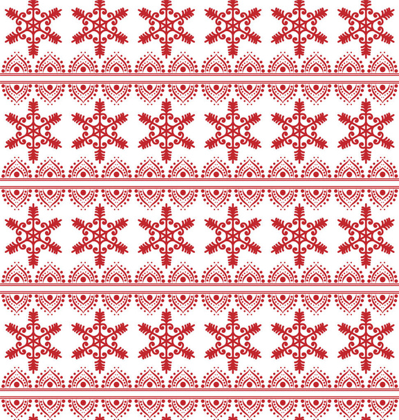 Vector sin costuras de Navidad y el patrón de año nuevo en el estilo escandinavo
 - Vector, imagen