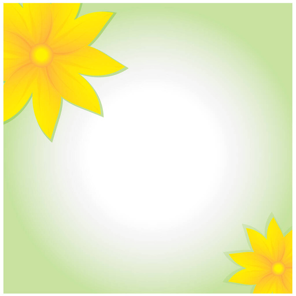flower frame vector design - Вектор, зображення