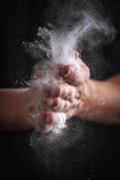 Splash of flour - Фото, изображение