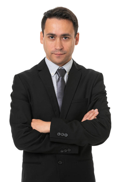 Portrait of young business man, isolated on white background - Φωτογραφία, εικόνα