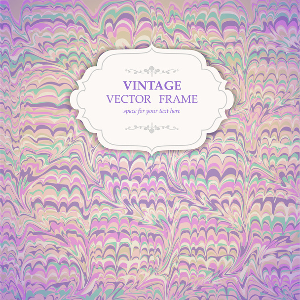 Marbling vintage background - Vector, imagen