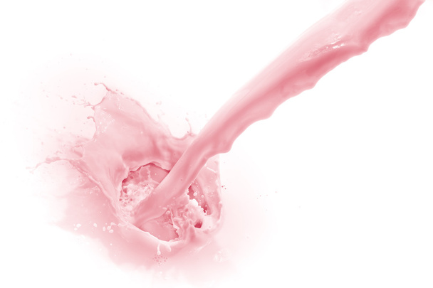 strawberry milk splash - Photo, image