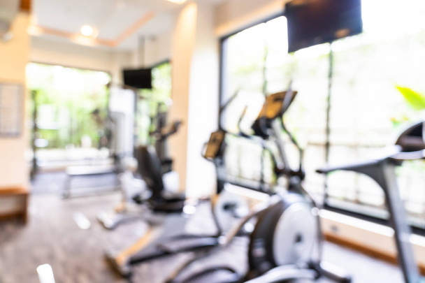 Absztrakt blur és a koncentrált fitness berendezések tornateremben szoba interi - Fotó, kép