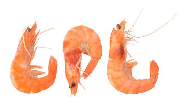 shelled tiger shrimps  - Photo, Image