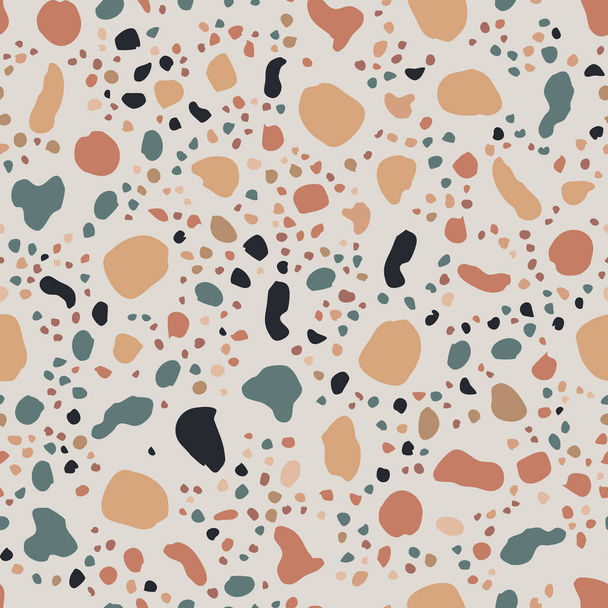 Terrazzo moderne naadloze textuur patroon - Vector, afbeelding