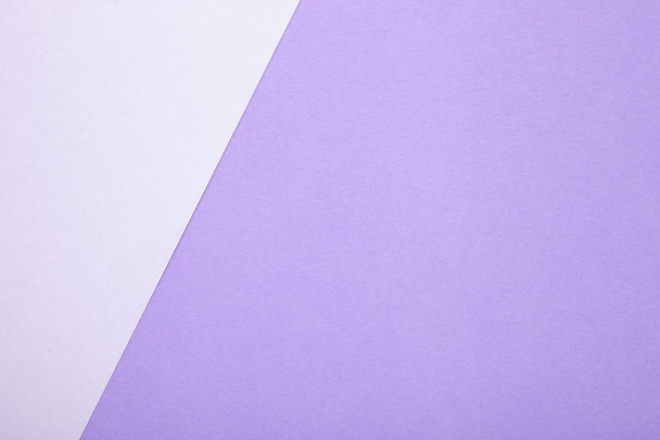 White and purple pastel paper texture as background. Top view - Foto, afbeelding