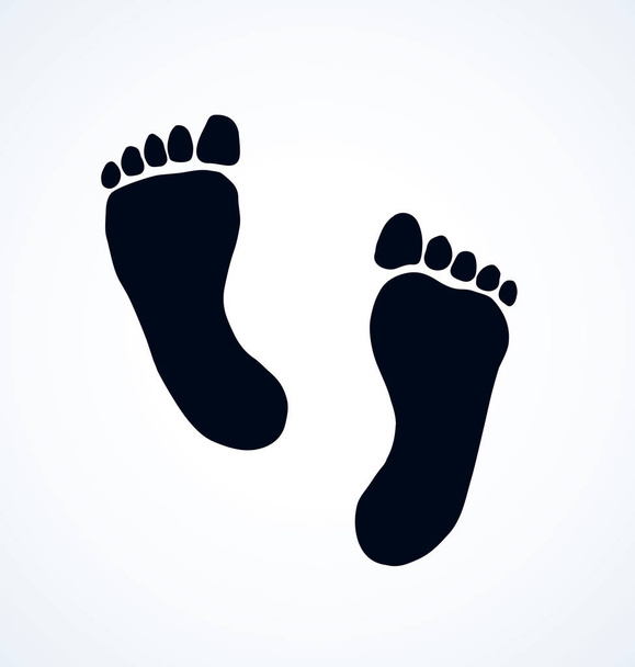 Foot. Vector drawing - Vector, Image