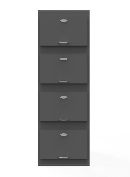 Офісні шафи подачі. 3d ілюстрація
 - Фото, зображення