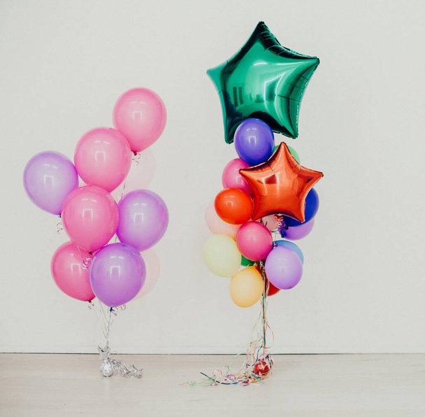 colorful balloons on holiday nice good like - 写真・画像
