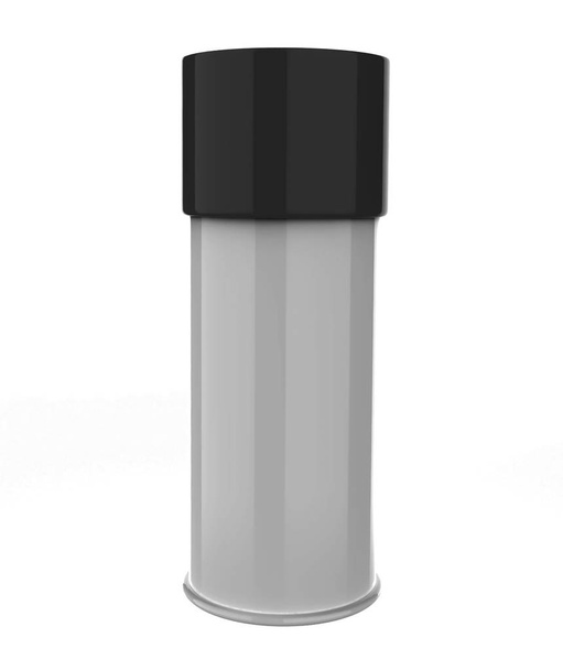 Alumiini Spray Voiko malli eristetty valkoisella taustalla 3d kuva
. - Valokuva, kuva