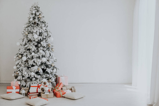 Joulun tausta Joulukoristeet lahjat lelut lumihiutaleet 2020
 - Valokuva, kuva