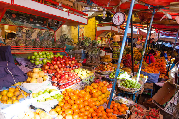 Sucre traditional market, Bolivia. - Photo, Image