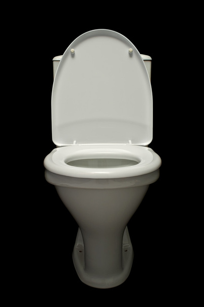 White lavatory pan - Foto, afbeelding