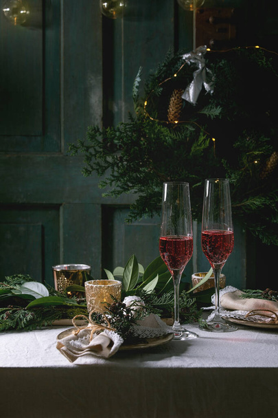 Christmas or New year table - Photo, image
