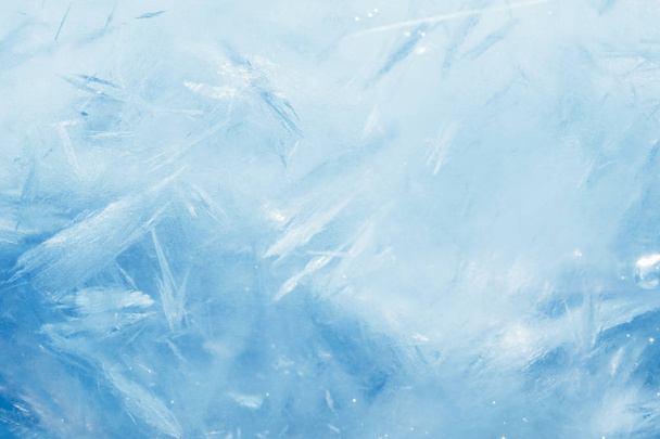 μπλε παγωμένη υφή πάγου - Φωτογραφία, εικόνα