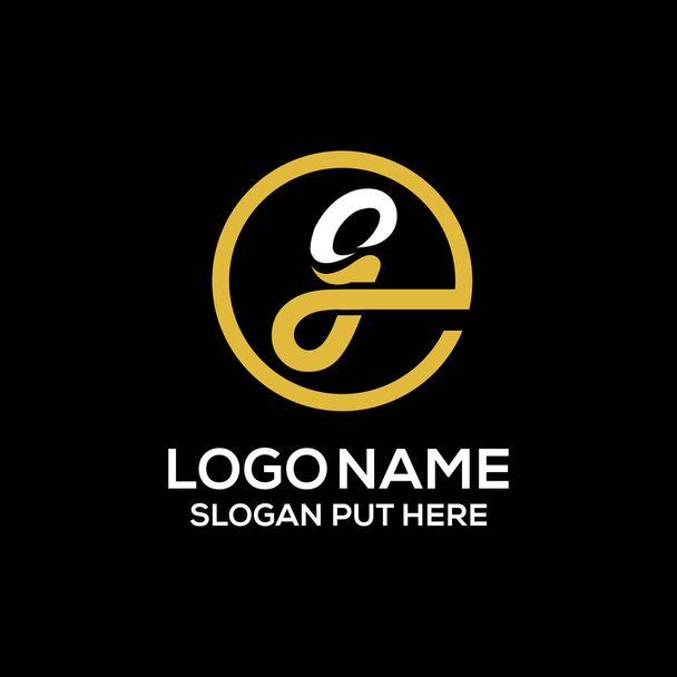 Gc or Cg Letter logo design template - Vektor, kép