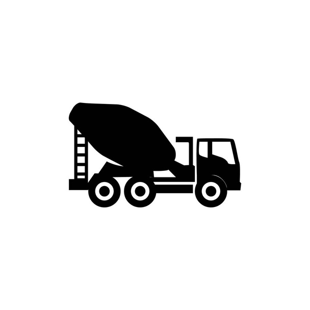 Concreto mezclador camión icono vector diseño empresa, negocio o industria propósito listo para usar
 - Vector, imagen