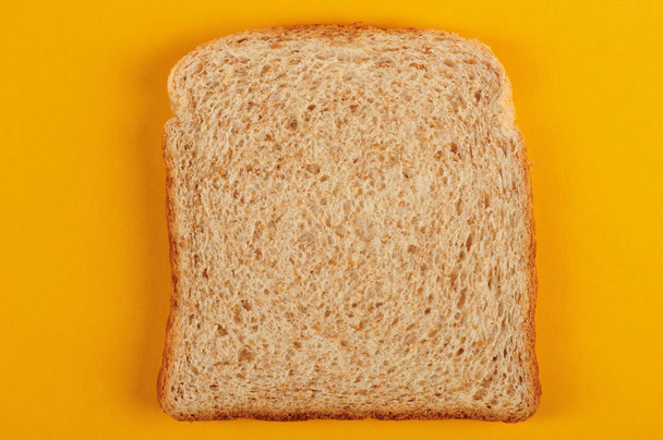One square white bread slice - Photo, image