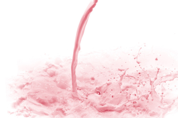 strawberry milk splash - Foto, Imagem