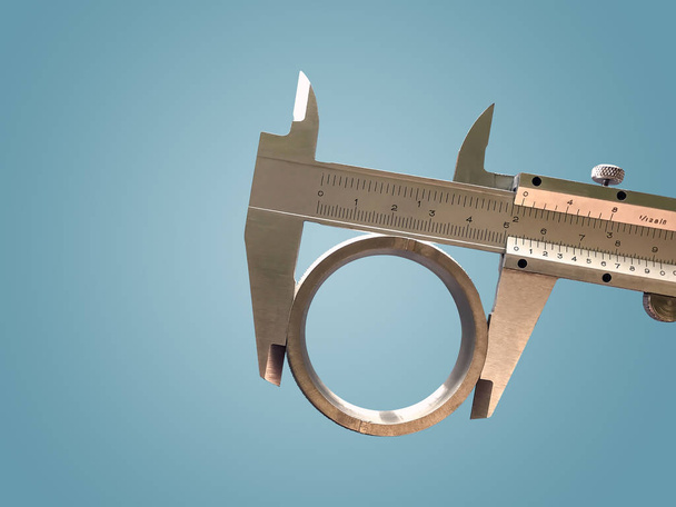 Vernier caliper is an indispensable tool in industrial  - Photo, Image