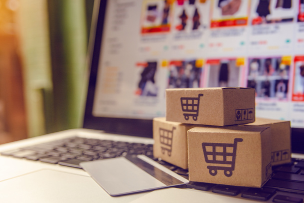 Zakupy online koncepcja - Zakupy w Internecie. wi - Zdjęcie, obraz