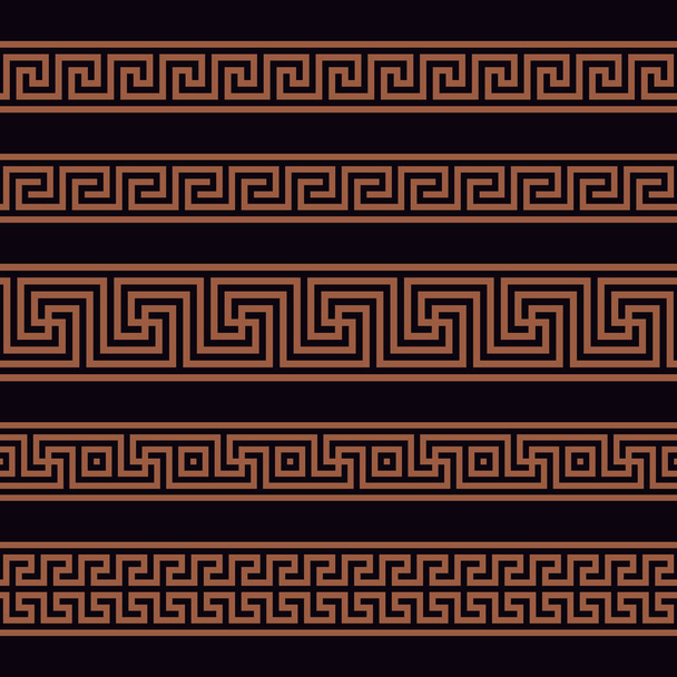 Griekse grens ornamenten - Vector, afbeelding