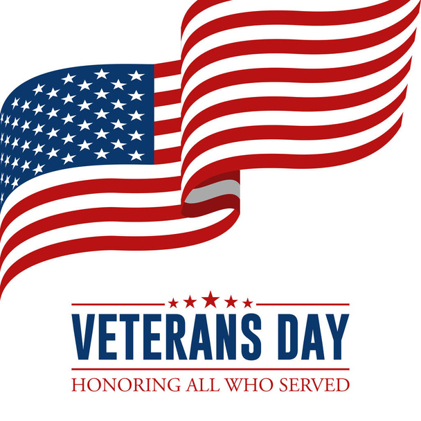 Banner de cabeçalho de fundo de celebração de dia de veteranos modernos Cor azul e vermelha para pessoal e toda a empresa de negócios com aparência high-end
 - Vetor, Imagem