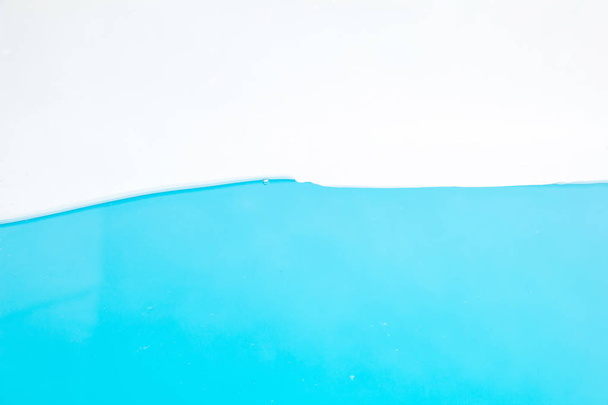 Water Surface Splash and bubbles . on white background. - Foto, Imagem