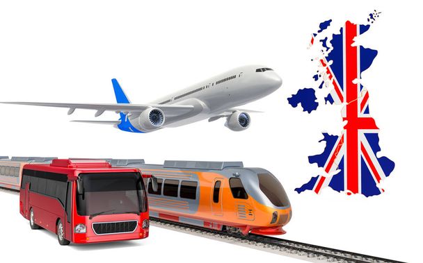 Μεταφορές επιβατών στο Ηνωμένο Βασίλειο - Φωτογραφία, εικόνα