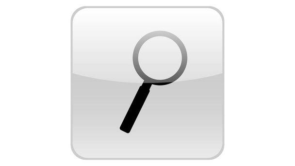 Magnifier icon vector design. Search tool vector - Vector, Image