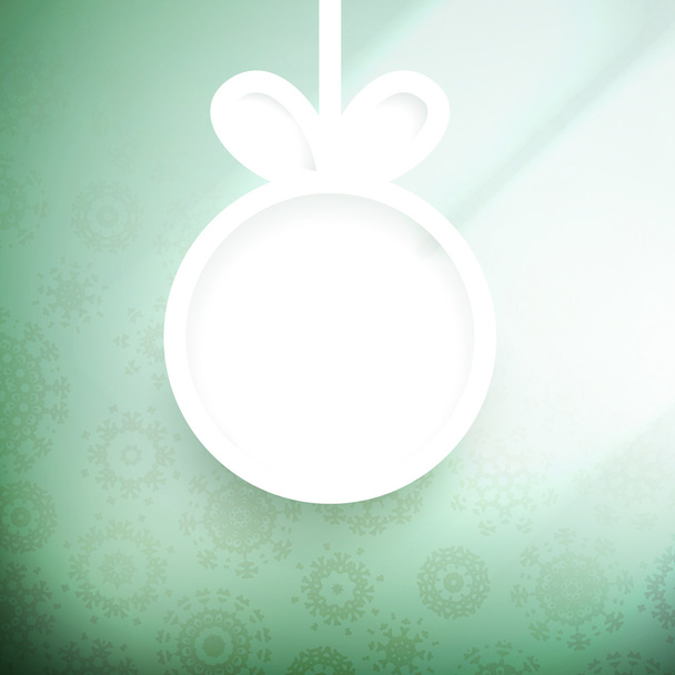 Christmas applique background. - Vector, Imagen
