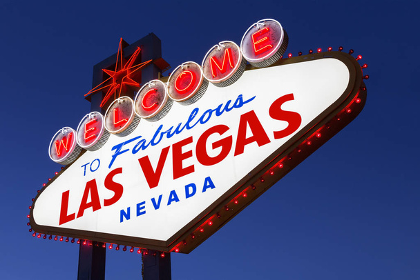 Witamy znak do Las Vegas - Zdjęcie, obraz