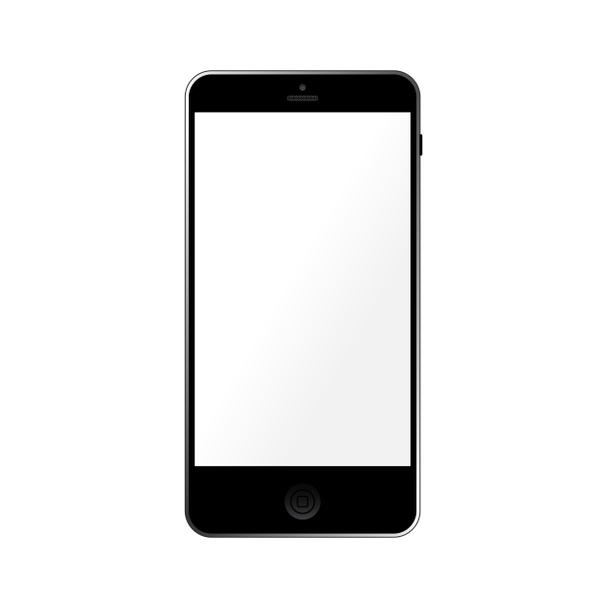 prosty szablon smartphone rezygnować pusty ekran dotykowy - Zdjęcie, obraz