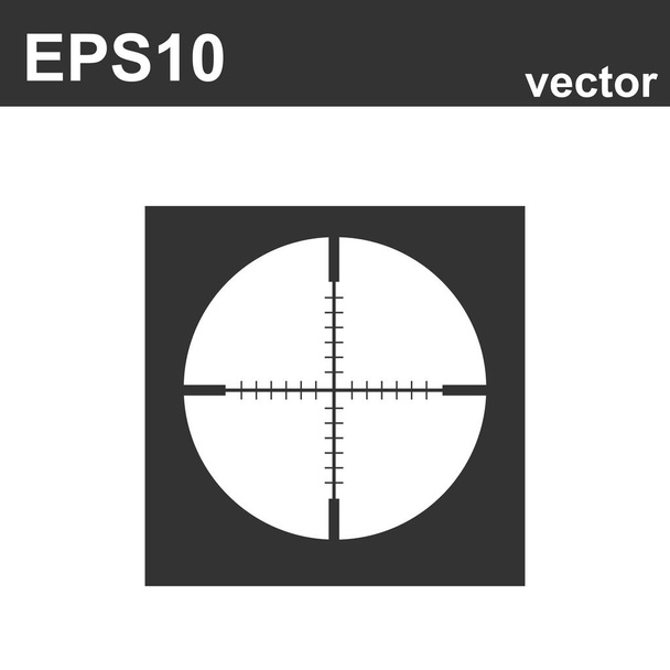 Військова піктограма прицілу снайперської гвинтівки
 - Вектор, зображення